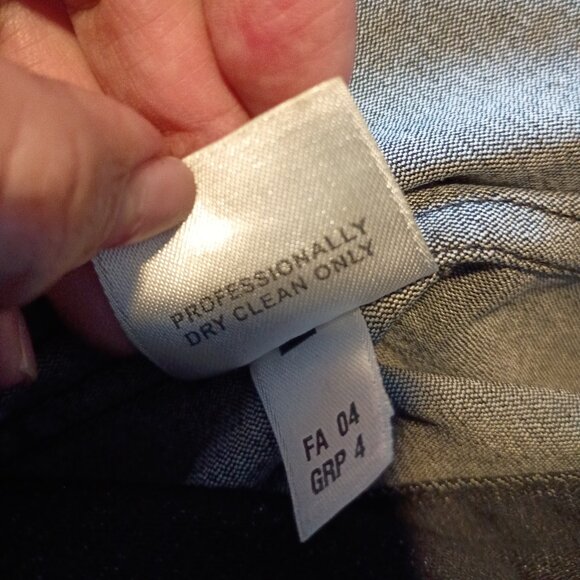 St John Sport Lightweight Denim Black Zip Jacket with Gold Hardware | Size P - Picture 9 of 10